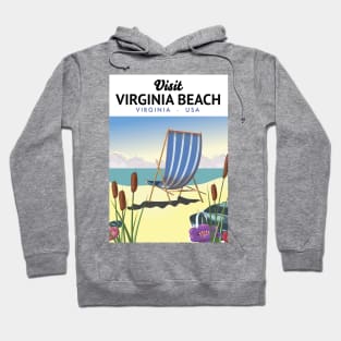 Virginia Beach Virginia USA travel poster Hoodie
